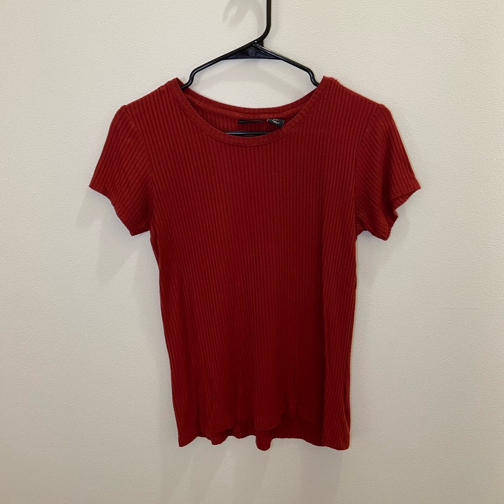Rachel Zoe Ribbed Tee. Size Small.
